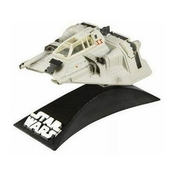 star wars titanium series die cast metal snow speeder with movable action features