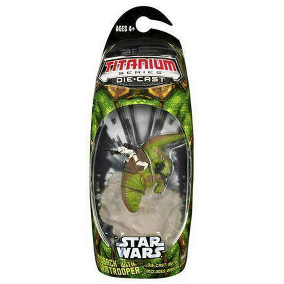 Star Wars Titanium Series 2007 Dewback with Stormtrooper Diecast Vehicle