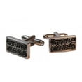 thumbnail image 1 of Star Wars Title Logo Silvertone Enamel Cufflinks, 1 of 1