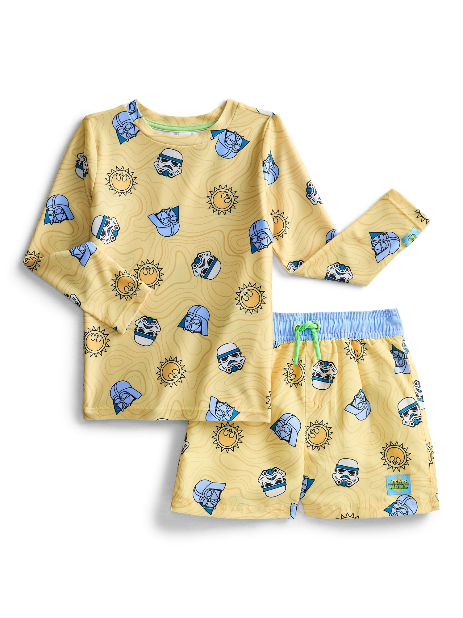 Character Toddler Boy Rash Guard Set, 2-Piece, Sizes 12M-5T