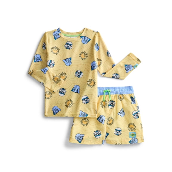 Character Toddler Boy Rash Guard Set, 2-Piece, Sizes 12M-5T