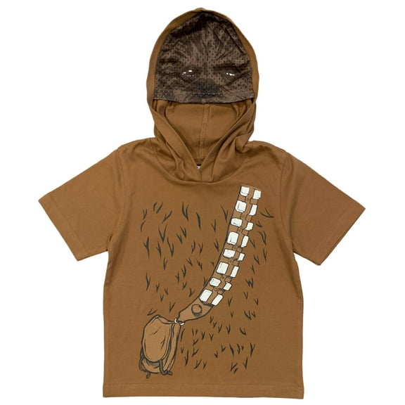 Star Wars Toddler Boys' Chewbacca Hooded Tee with Mask (Toddler Boys & Little Boys)