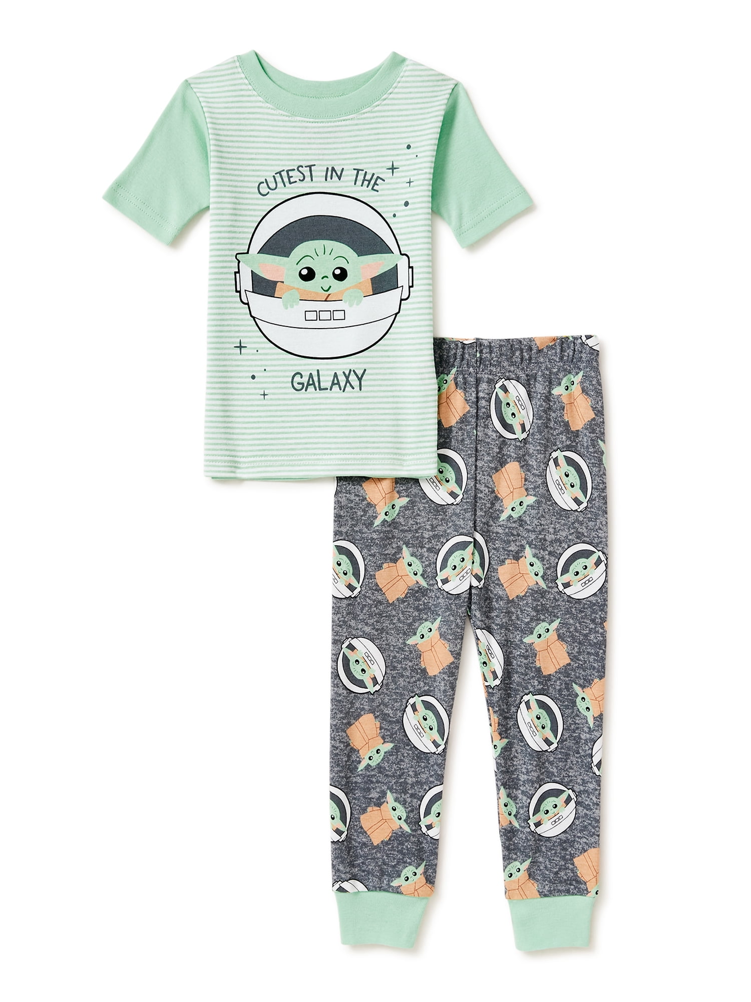 Star Wars Toddler Boys' Cotton Pajamas, 2Piece Set