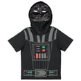 thumbnail image 1 of Star Wars Toddler Boys' Darth Vader Hooded Tee with Mask (Toddler Boys & Little Boys), 1 of 2