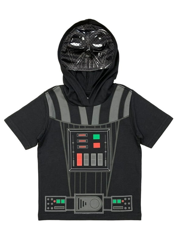Star Wars Toddler Boys' Darth Vader Hooded Tee with Mask (Toddler Boys & Little Boys)