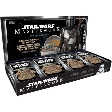 Star Wars Topps 2020 Masterwork Trading Card HOBBY Box (4 Mini Boxes)