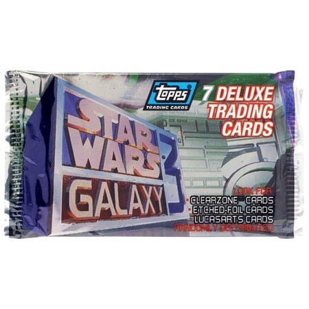 Star Wars Topps Galaxy Series 3 Trading Card Pack (7 Cards)