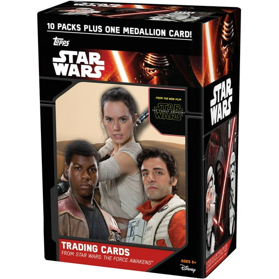 Star Wars Trading Cards The Force Awakens Series 1 Value Box, 10ct