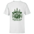 thumbnail image 1 of Star Wars Travel Vacation Endor National Park Ewoks - Short Sleeve T-Shirt for Kids - Customized-White, 1 of 5