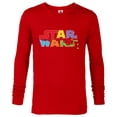 thumbnail image 1 of Star Wars Treats Movie Logo Full of Jelly Beans - Long Sleeve T-Shirt for Men - Customized-New Red, 1 of 5