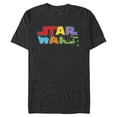 thumbnail image 1 of Star Wars Treats Movie Logo Full of Jelly Beans - Short Sleeve Blended T-Shirt for Adults - Customized-Dark Heather, 1 of 5