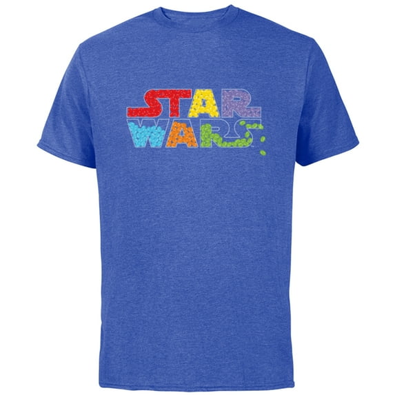 Star Wars Treats Movie Logo Full of Jelly Beans - Short Sleeve Cotton T-Shirt for Adults - Customized-Royal Heather