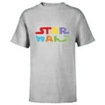 thumbnail image 1 of Star Wars Treats Movie Logo Full of Jelly Beans - Short Sleeve T-Shirt for Kids - Customized-Athletic Heather, 1 of 5