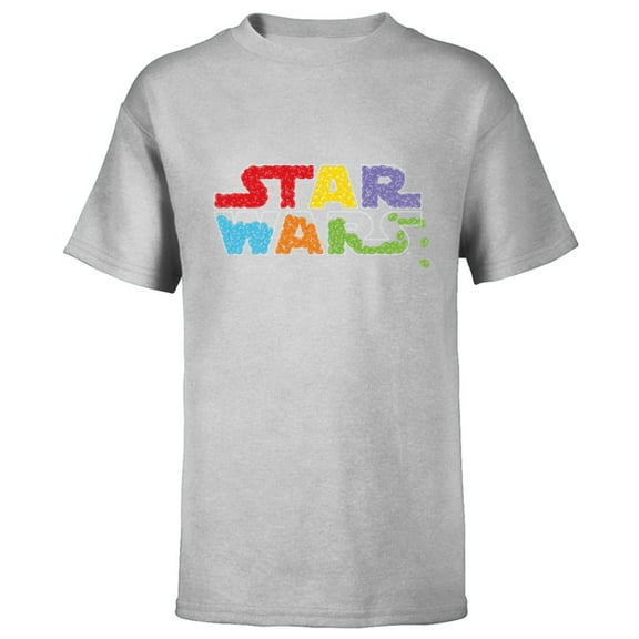 Star Wars Treats Movie Logo Full of Jelly Beans - Short Sleeve T-Shirt for Kids - Customized-Athletic Heather