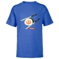 thumbnail image 1 of Star Wars Treats Rebel Symbol Sushi & Lightsaber Chopsticks - Short Sleeve T-Shirt for Kids - Customized-Royal, 1 of 5