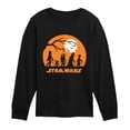 thumbnail image 1 of Star Wars - Trick Or Treat Silhouette - Youth Boys Long Sleeve Graphic T-Shirt, 1 of 4