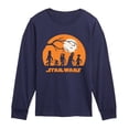 thumbnail image 1 of Star Wars - Trick Or Treat Silhouette - Youth Boys Long Sleeve Graphic T-Shirt, 1 of 4