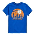 thumbnail image 1 of Star Wars - Trick Or Treat Silhouette - Youth Boys Short Sleeve Graphic T-Shirt, 1 of 4