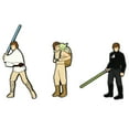 thumbnail image 1 of Star Wars Trilogy Character Enamel Filled 3-Pack Lapel Pin Set, 1 of 2