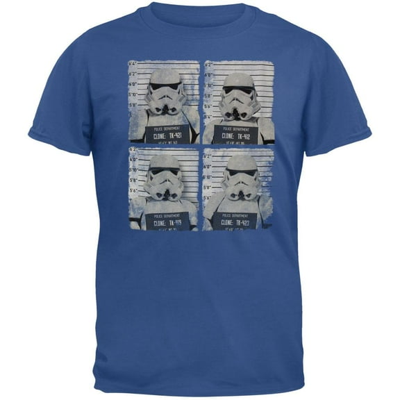 Star Wars - Trooper Line Up Adult T-Shirt - 2X-Large