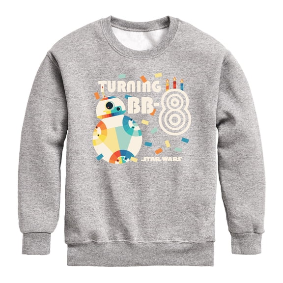 Star Wars - Turning Bb - Youth Boys Crew Fleece Sweatshirt