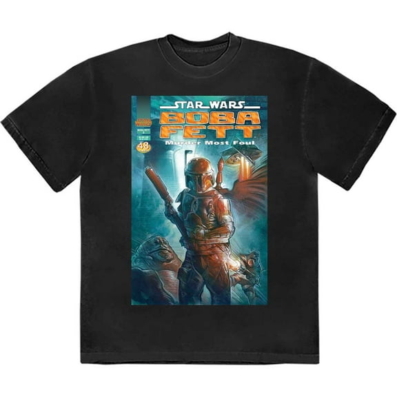 Star Wars Unisex T-Shirt Boba Fett Comic Cover
