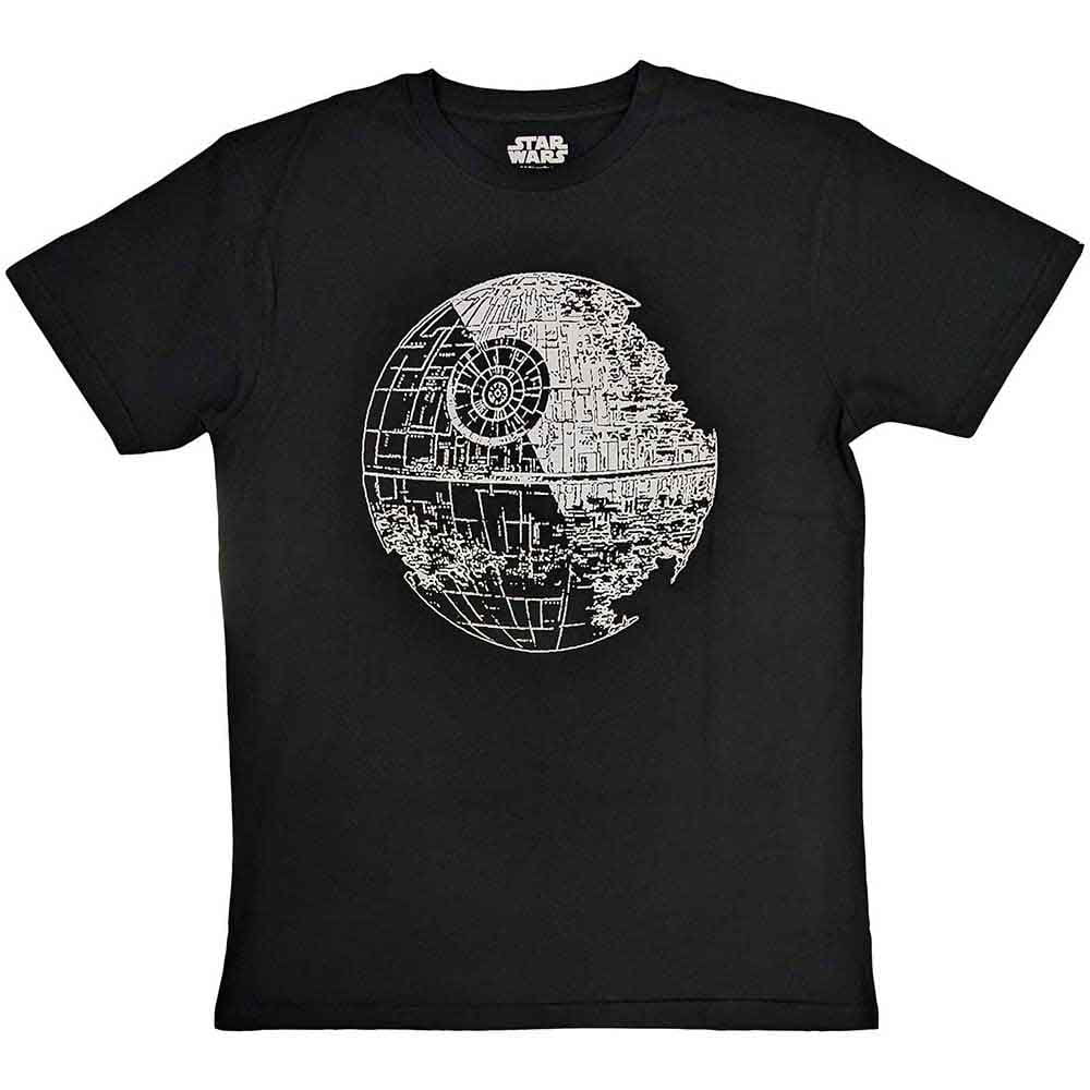 Official Star Wars Death Star T-Shirt - Men's Black Graphic Tee - View #8
