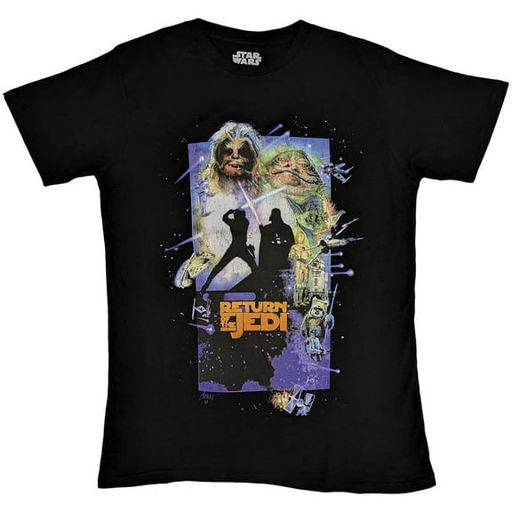 Star Wars Unisex T-Shirt: Return Of The Jedi Poster (Large)