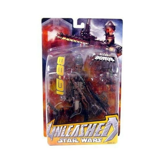 Star Wars Unleashed IG-88 Action Figure with Star Wars Mintature Bonus Figure