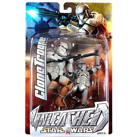 Star Wars Unleashed Series 7 White Clone Trooper Action Figure