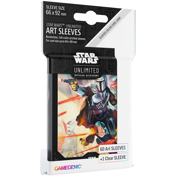 Star Wars Unlimited Art Sleeve Mandalorian by Gamegenic