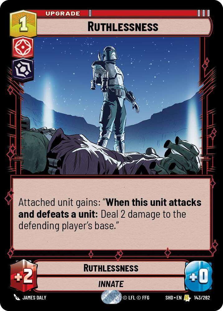 Star Wars: Unlimited Shadows of the Galaxy Rare Ruthlessness #143 -  Walmart.com