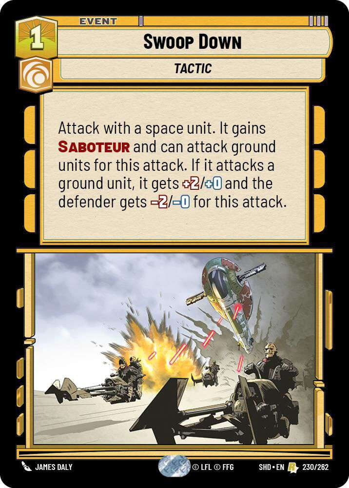 star wars unlimited shadows of the galaxy rare cards Star Wars: Unlimited main image 0