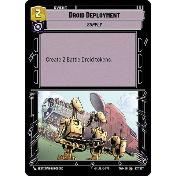 Star Wars: Unlimited Twilight of the Republic Common Droid Deployment #237 (FOIL)
