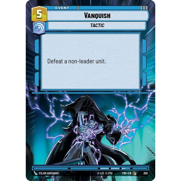 Star Wars: Unlimited Twilight of the Republic Common Vanquish #350 (Hyperspace)