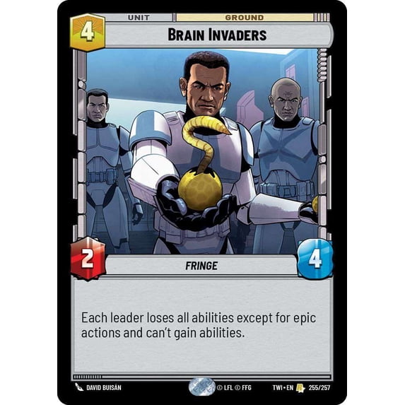 Star Wars: Unlimited Twilight of the Republic Rare Brain Invaders #255