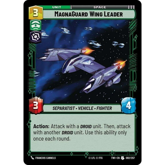 Star Wars: Unlimited Twilight of the Republic Uncommon MagnaGuard Wing Leader #082