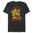 thumbnail image 1 of Star Wars Upset a Wookiee Disney 100 Artists Series D100 - Short Sleeve Blended T-Shirt for Adults - Customized-Dark Heather, 1 of 5