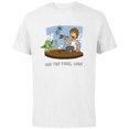 thumbnail image 1 of Star Wars “Use the Fork, Luke” Yoda Chopsticks Funny - Short Sleeve Cotton T-Shirt for Adults - Customized-White, 1 of 5