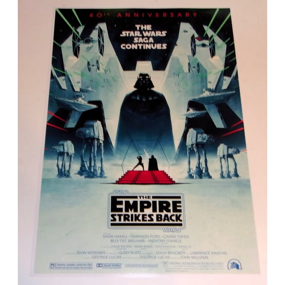 Star Wars V (40th Anny) The Empire Strikes Back Darth Vader USA Poster 19"x 13"