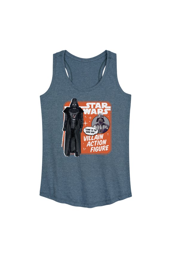 - Vader Action Figure - Women's Racerback Graphic Tank