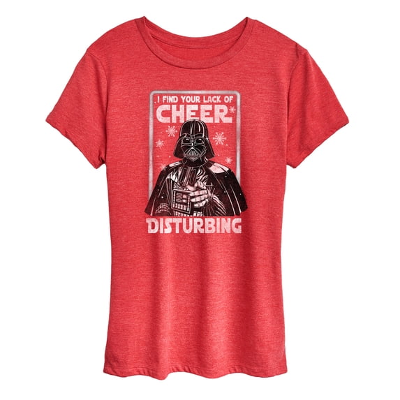 Star Wars - Vader Cheer Women's Short Sleeve Graphic T-Shirt