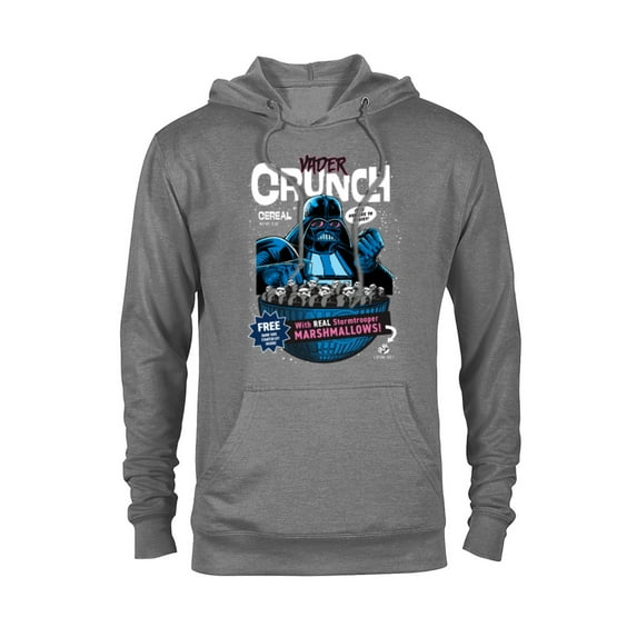 Star Wars Vader Crunch Breakfast Cereal Retro - Pullover Hoodie for Adults - Customized-Athletic Heather