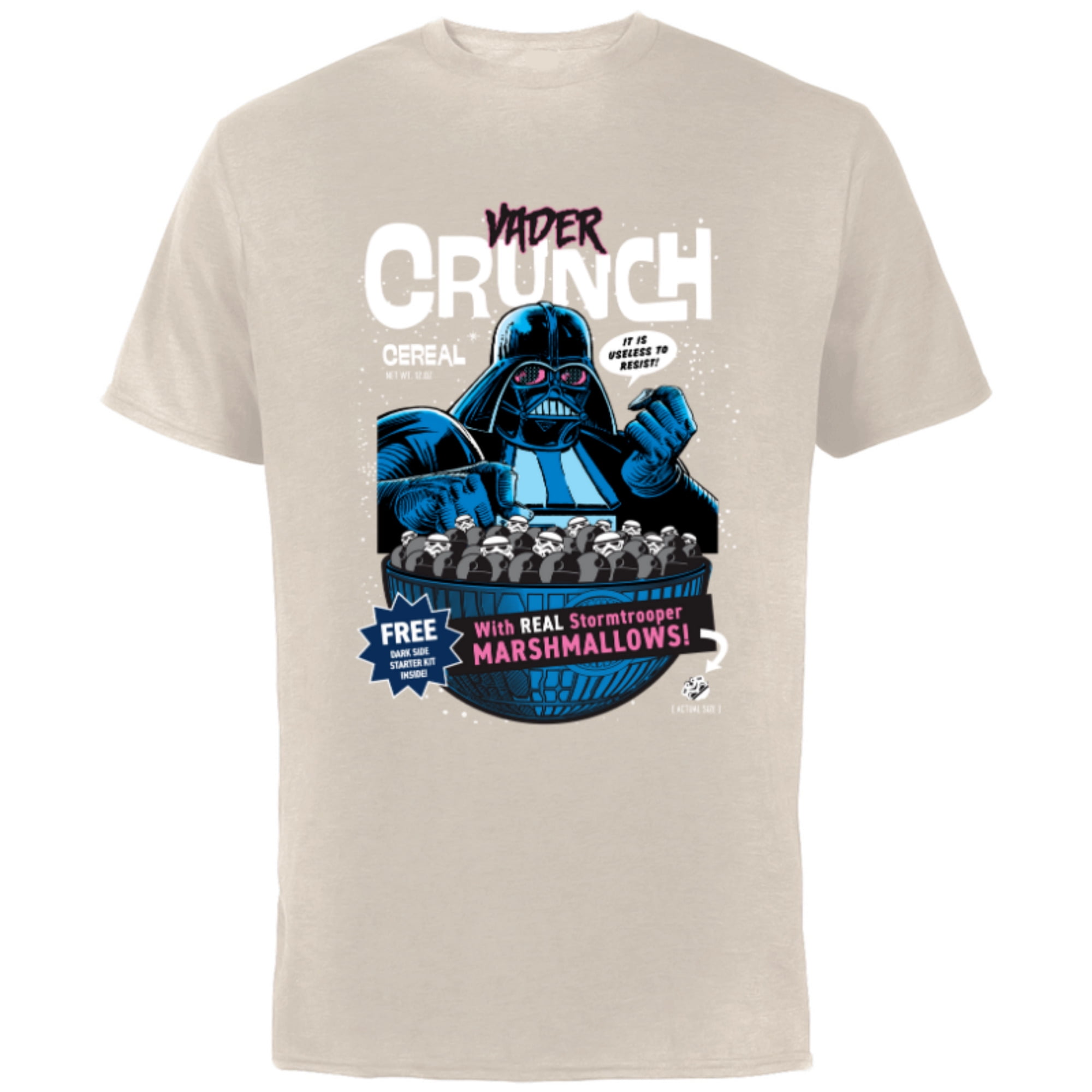 Star Wars Vader Crunch Breakfast Cereal Retro - Short Sleeve 