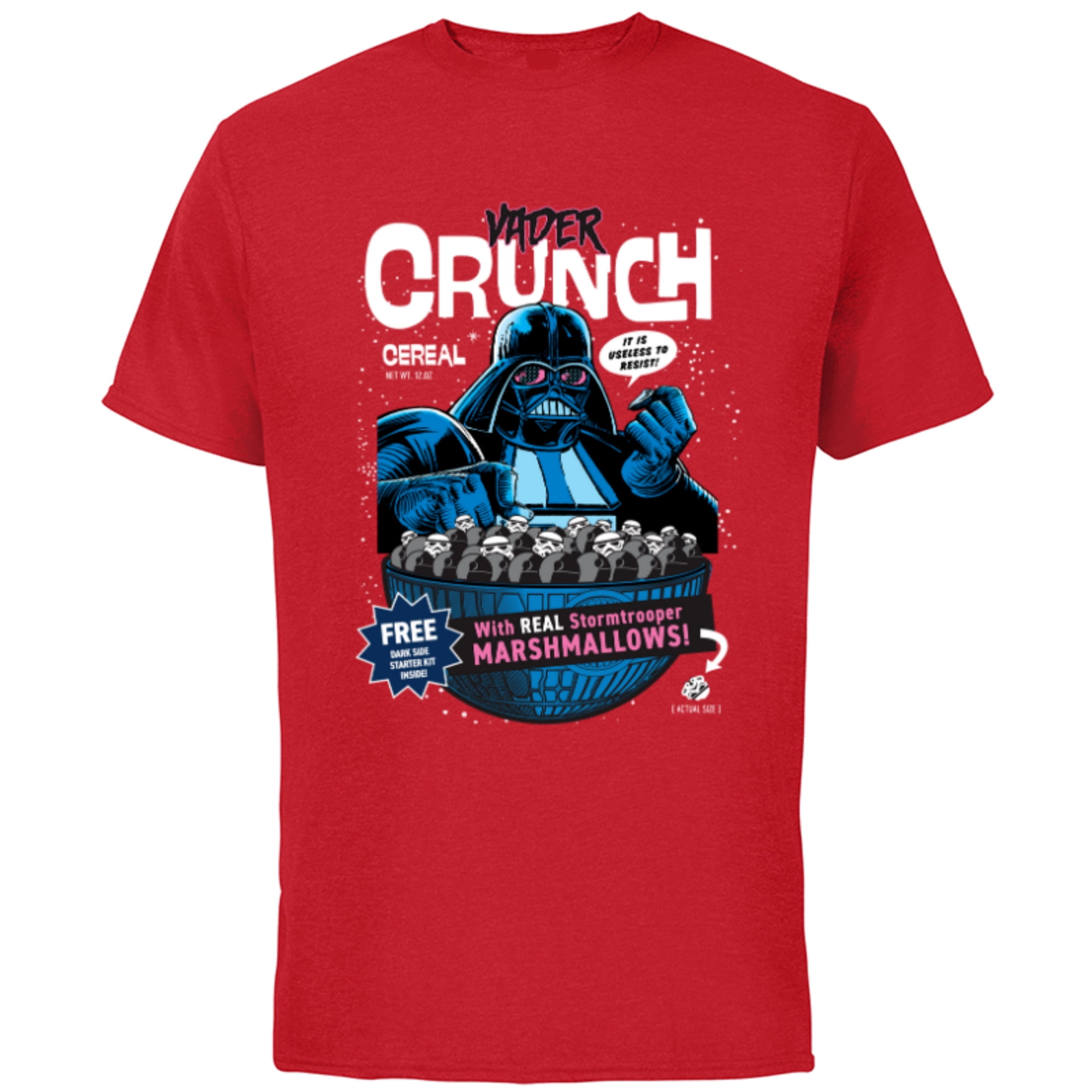 Star Wars Vader Crunch Breakfast Cereal Retro - Short Sleeve 