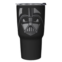 Star Wars Vader Face  Stainless Steel Tumbler w/Lid Black 27 oz.