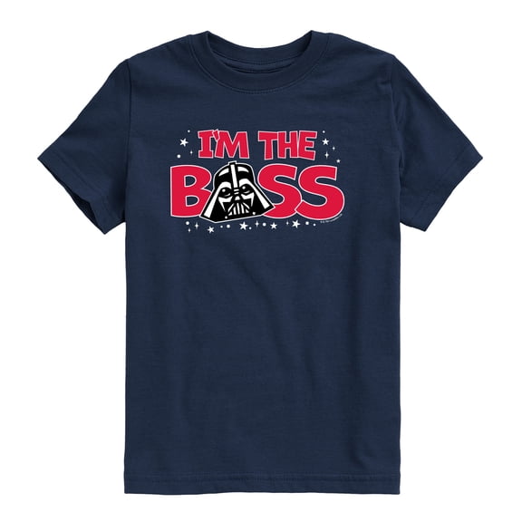 Star Wars - Vader I'm the Boss - Toddler Boys Short Sleeve Graphic T-Shirt