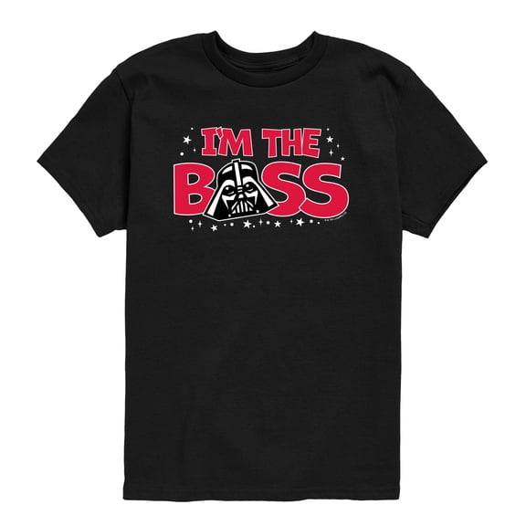 Star Wars - Vader I'm the Boss - Toddler Boys Short Sleeve Graphic T-Shirt