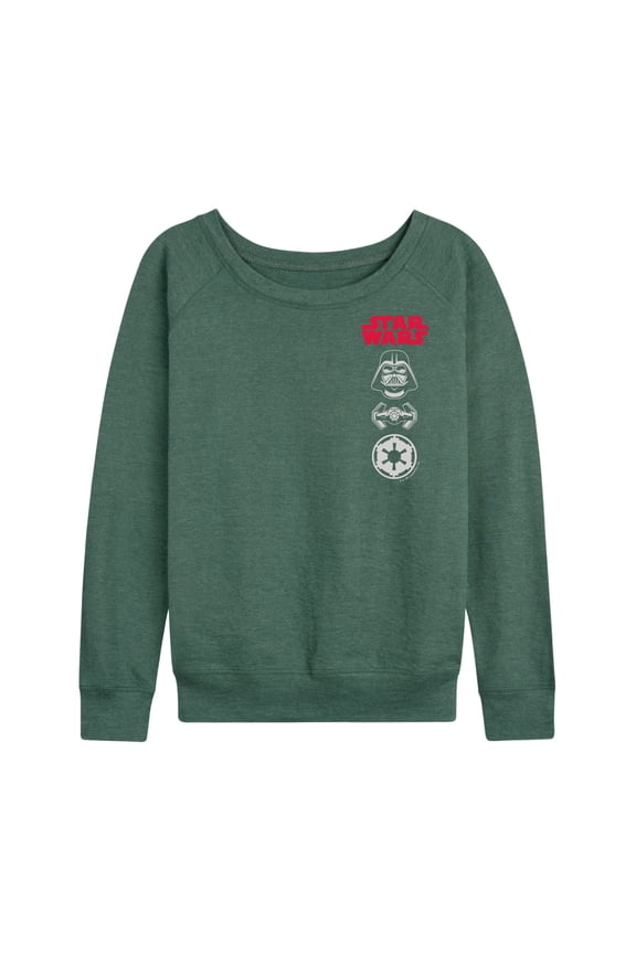 - Darth Vader Icons - Women's French Terry Pullover Sweatshirt