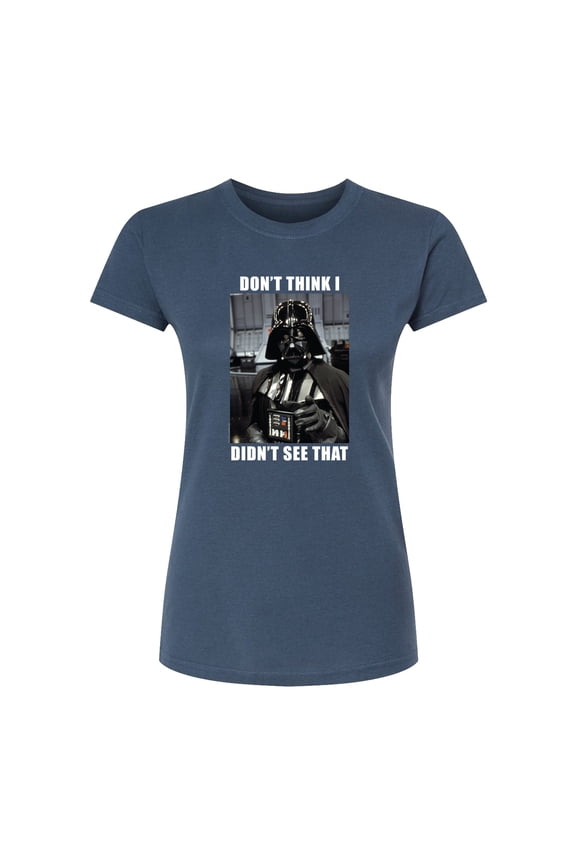 - Vader Meme - Juniors Fitted Graphic T-Shirt